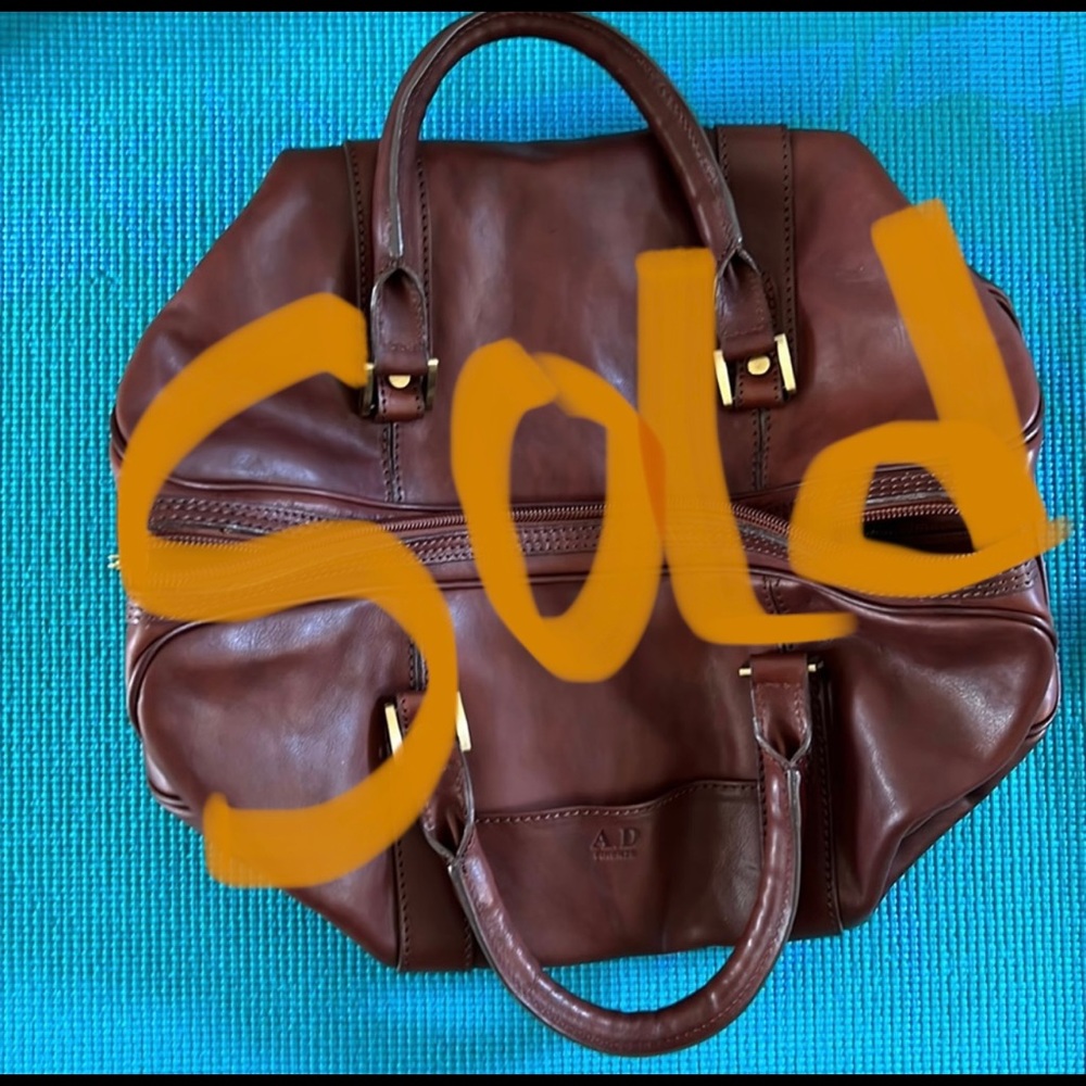 NWT genuine Italian leather bag